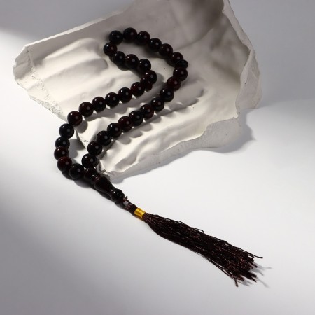Parsing Muslim ball No. 10 "Grenat", 33 beads through a jumper-1
