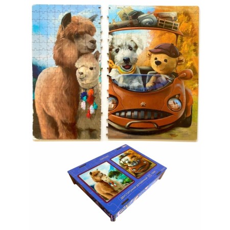 Bilateral wooden puzzle "couple", 270 parts-4