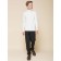 Turtleneck for the boy Pelican, height 152 cm, milk color