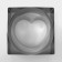 A set of baking forms and calculation “Circle, square, heart”, 20 x 20 x 8.5 cm, 3 pcs