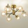 Catilux Catilux chandelier CL143163 54x54x30 cm, 6x40W, E14, brown color
