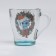Set of glass mugs "Dragons", 2 pcs