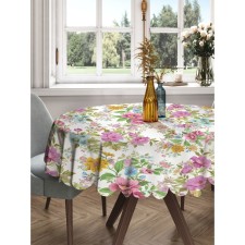 Tablecloth on the table 