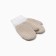 Baby mittens minku, beige color, 15 cm