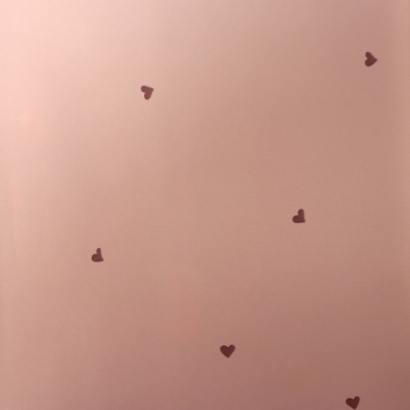 Film in sheets, 58x58 cm, "hearts", dark powder, 65 microns-1