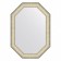 EvoFORM mirror in the baguette frame, 59 mm, 50x70 cm, brushed silver color