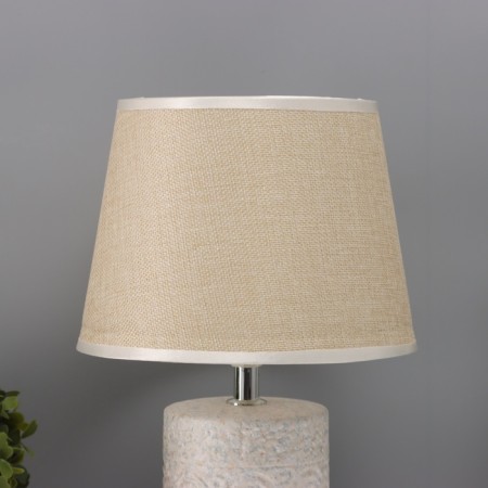 Table lamp "Waves" 1x40W E14 gray/beige 20x20x34cm-2