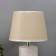 Table lamp "Waves" 1x40W E14 gray/beige 20x20x34cm