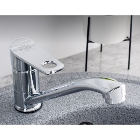 Kitchen mixer "RMS" SL137-004F-25, single-leaf, spill 225 mm, zinc, chrome-1