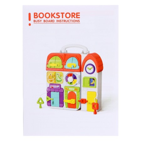 Developing toy Children's "Biziborn. Mishkin house "-22