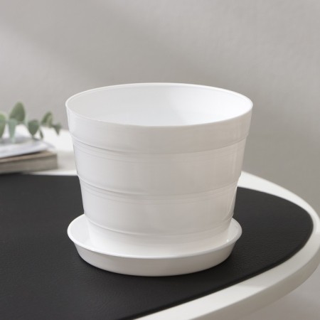 Pot with the Podon "Classic", 600 ml, white color-1