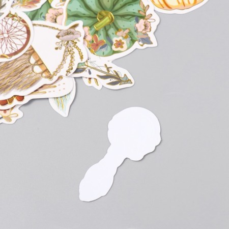 Stickers for creativity "Boho" embossing gold set 48 pcs 9x7x0.8 cm-4