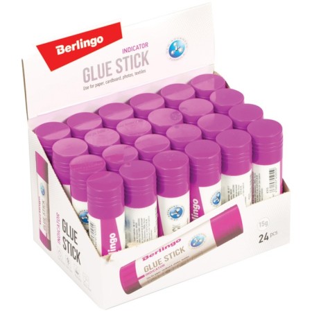 Glue-pencil PVP 15 g Berlingo Magic, with a color indicator-3