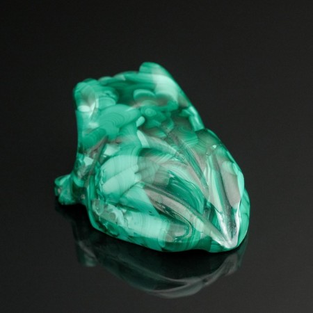 Souvenir "Frog", natural malachite-4