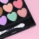 Cosmetics set for girls: shadows, applicator