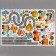 Stick plastic interior color "Transport and road" 60x90 cm