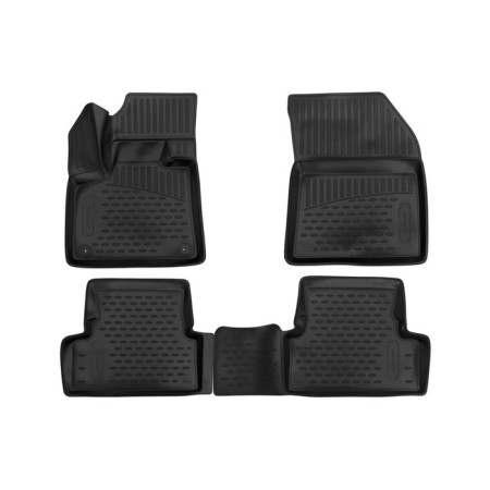 3D mats in the salon for Peugeot 3008, 2017-, SUV, 4 pcs.