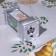 LED figure "Silver Lantern with a bear cub" 5 × 12 × 5 cm, plastic, batteries AG13x3, glow warm white