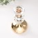 Summary metal per 1 candle d = 4 cm "Vazir" gold 11x11x21 cm