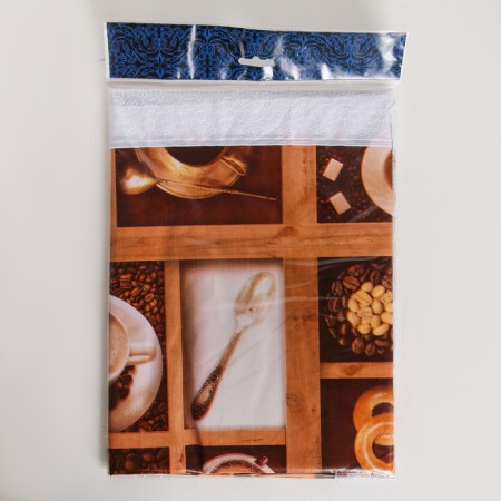 The tablecloth on a non -woven base reusable “coffee”, 90 × 135 cm-2