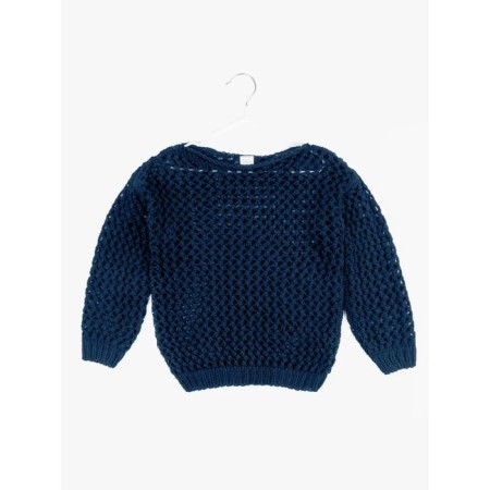 Свитер для девочки Amarobaby Knit Trend, рост 140 см, цвет синий-11