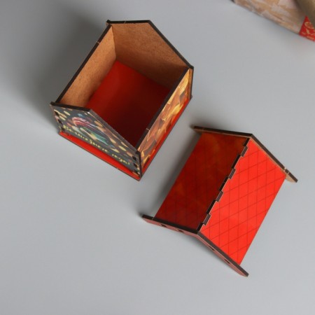 New Year's tea house "Snake. Supreme NG" 10.5x9.5x12 cm mix-4