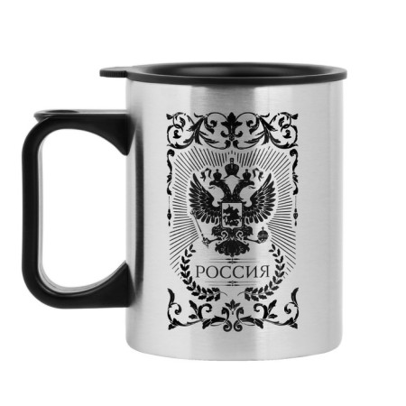 Thermal circle, 380 ml, Travel "Russia", 10 x 7.8 cm-1