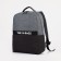 A backpack on a zipper, "saxi", a laptop department, gray color