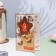 Postcard "Happy Victory Festival! May 9!" beige, embossing, congruff, a5