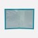 Cover on a pension certificate, turquoise color