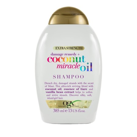 Hair shampoo OGX "Restoring", with coconut oil, 385 ml