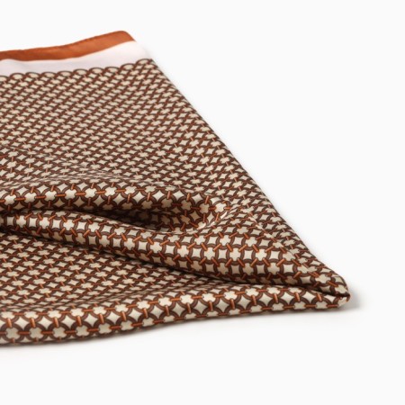 Women's scarf minku rr 70*70 cm, col. brown-1