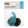 Bath plug with a toy "Kit", d = 40 mm, PVC, metal, blue