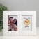 Photo frame plastic in 2 photos 10x15 cm "knitting" white 21x28 cm