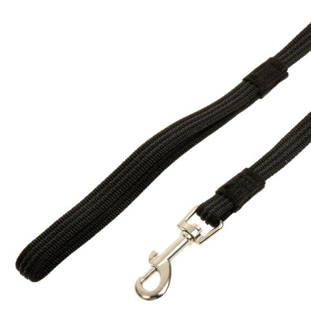 Kaponnoye zonik leash with latex thread, 5 m x 1.5 cm, black-1