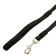 Kaponnoye zonik leash with latex thread, 5 m x 1.5 cm, black