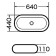 Grossman GR-3011 sink, oval, 420x640 mm, white