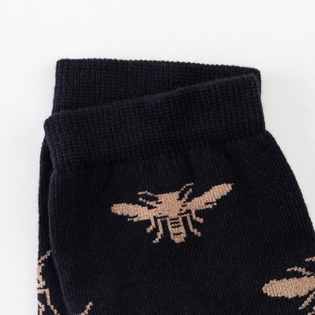 Minaku socks "insects", black color, size 40-41 (27 cm)-1