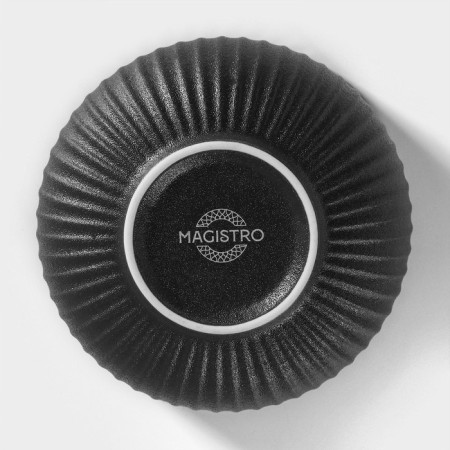 Porcelain bowl Magistro line, 350 ml, d = 11.5 cm, black color-3