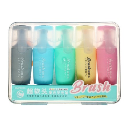 A set of markers-textbooks 5 pieces, 5 colors, mini, mowed mini-5