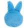 Soft toy-cords "Bunny", Blue color, 14 cm