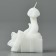 New Year 2025! Interior candle “New Year's collection: a snake with a gift”, white 77 x 61 x 35