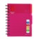 Notepad on the crest A6, 100 sheets, line, plastic cover, with dividers, classic, mix