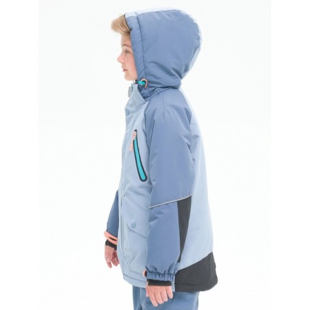 Jacket for boys, height 122 cm, gray color-4