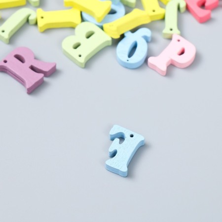 Beads for creativity tree "English alphabet" set of 30 pcs 1.5x1.5x0.3 cm-2