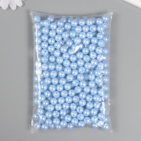 Set of beads "Pearls" d 12 mm, 250 grams, light blue-2