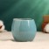 Pot "Owl Ava" 6.5x6.5x6cm, blue
