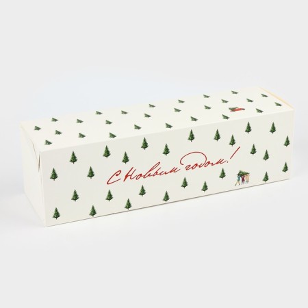 Folding box “Happy New Year! ", 9.5 x 32.5 x 9.5 cm, New Year-2