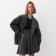 Women's jacket Minaku: safari color graphite, river 44