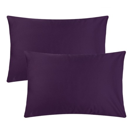 A set of pillowcases "Ethel" 50x70 cm - 2 pcs, purple, 100% cotton, maco -satin
